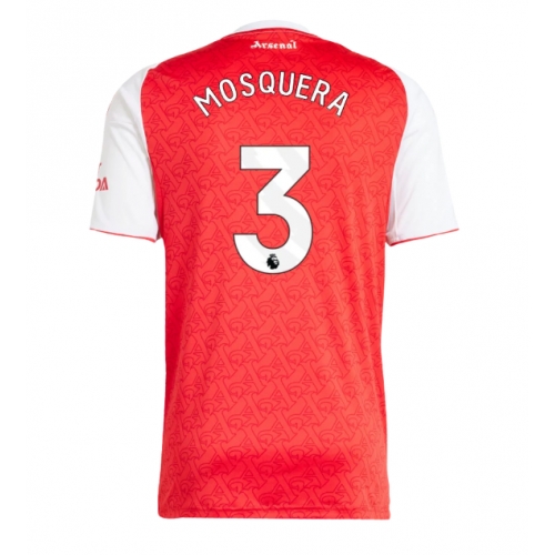 Billige Fotballdrakt Arsenal Cristhian Mosquera #3 Replika Hjemmedrakt 2025-26 Kortermet Billige Fotballdrakt Arsenal Cristhian Mosquera #3 Replika Hjemmedrakt 2025-26 Kortermet